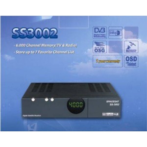 SPACESAT SS3002 сателитен приемник, SD, MPEG2