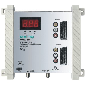 AV към RF Двоен Модулатор Axing AVM 3-00