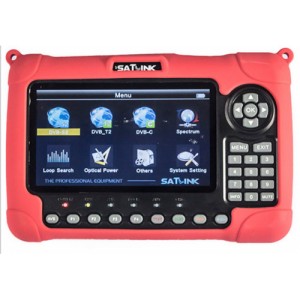 Satlink WS-6980 - DVB-S2/T2/C MPEG4 HD Combo Meter with Spectrum Meter