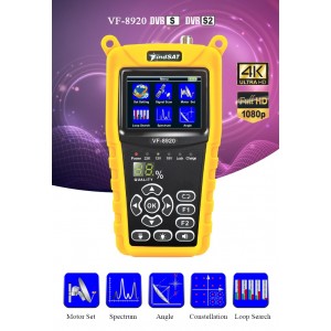 Satellite Finder "FindSAT VF-8920" (Spectrum Analyzer HD 4K UHD)